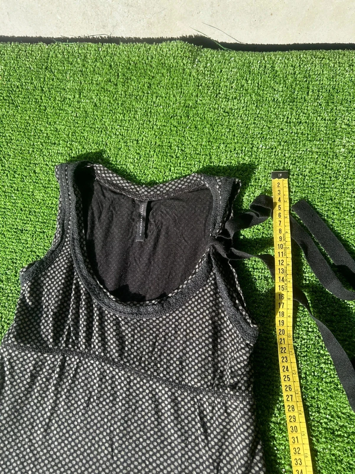 Vintage black tank top Naf Naf – photo 4